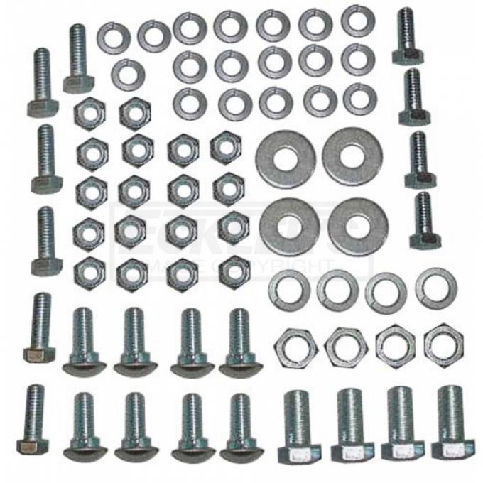 Full Size Chevy Bumper Mounting Kit, Rear, Good Quality, 1960