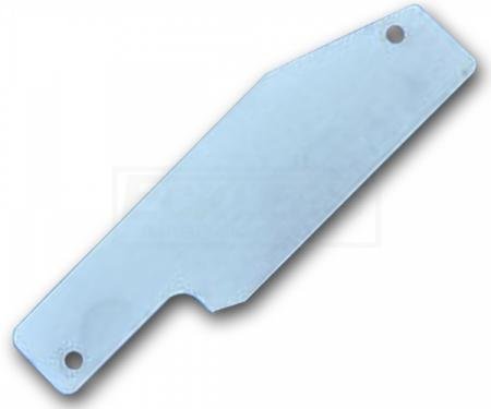 Chevy Wiper Motor Delete Plate, Stainless Steel, 1955-1957