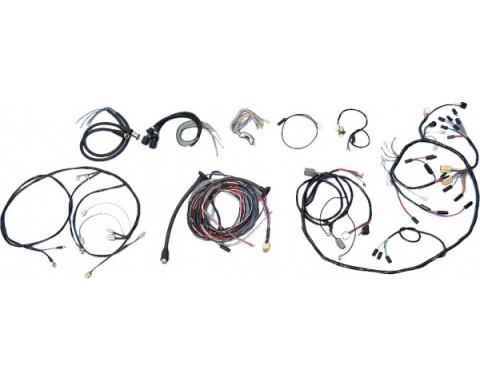 Chevy Wiring Harness Kit, V8, Automatic Transmission, With Alternator, 150 4-Door Sedan, 1955