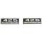Full Size Chevy Valve Cover Decal, Big Block, 409ci/425hp