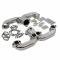 Full Size Chevy Small Block "Rams Horn" Exhaust Manifolds, 2.5", 1958-1984