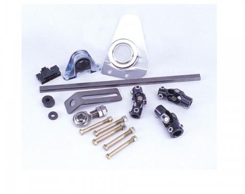 Flaming River 1955-56 Chevy Manual Rack & Pinion Cradle Kit - Paintable Column Shift Tilt Column