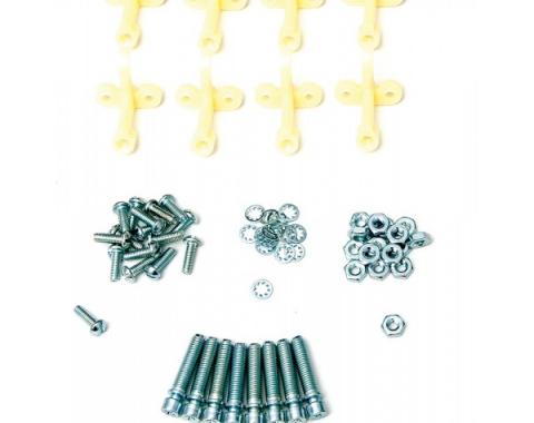 Full Size Chevy Headlight Bucket Hardware Kit, 1960-1961