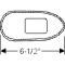 Chevy Mounting Gaskets, Taillight Housing To Quarter Panel,1949-1950
