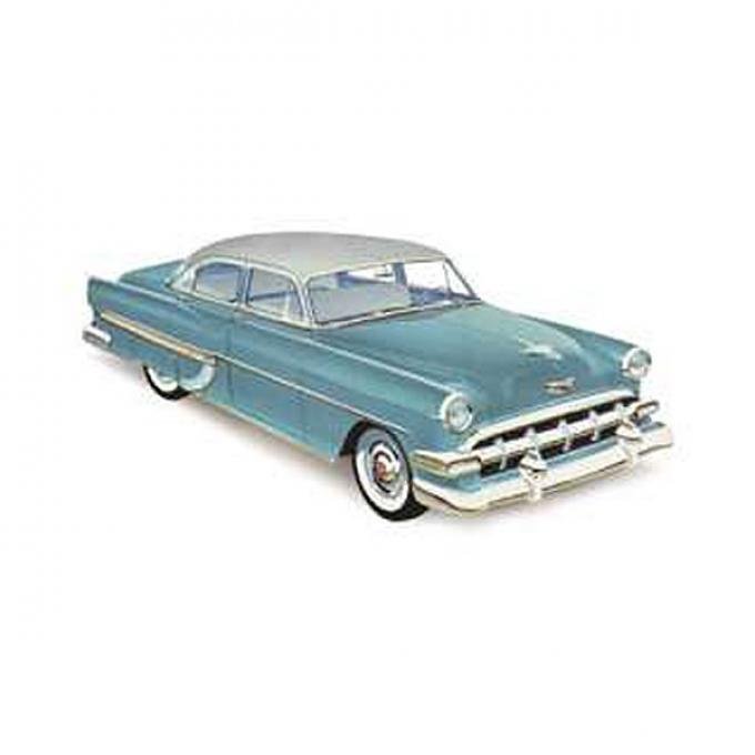 Chevy Rear Door Glass, 4-Door Sedan Except 1954 Deluxe, 1953-1954