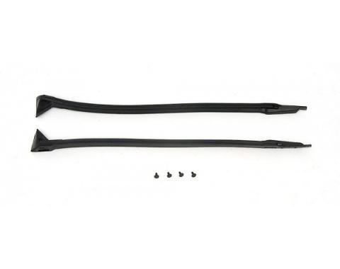 Full Size Chevy Pillar Post Weatherstrip, Convertible, 1966-1968