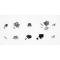 Full Size Chevy Exterior Trim Screw Set, Impala, 1970