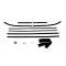 Full Size Chevy Window Felt Kit, 2-Door Hardtop, Impala, 1958