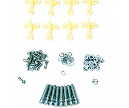 Full Size Chevy Headlight Bucket Hardware Kit, 1960-1961