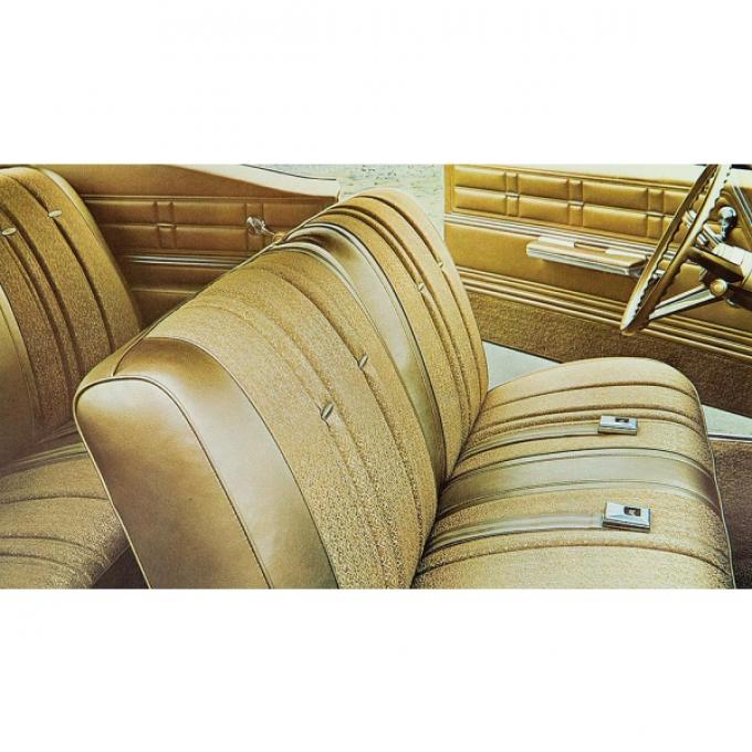 Full Size Chevy Seat Cover Set, Cloth, 2-Door Hardtop, Impala, 1967