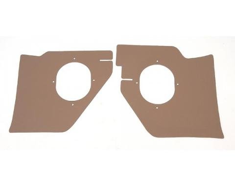 Full Size Chevy Kick Panels, For Cars With Air Conditioning, Fawn, 1963