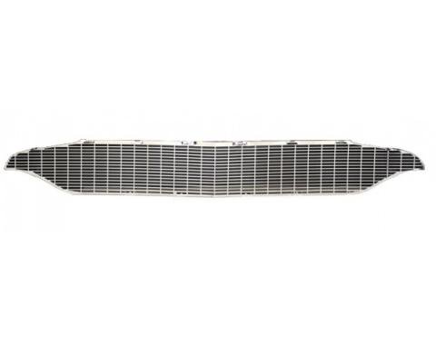 Chevy Chrome Grille, Custom For Smoothie-Style Bumper w/Grille Bar Delete, 1957