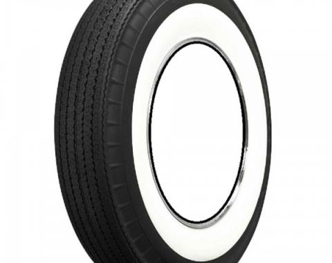 Chevy Tire, Original Appearance, Radial Construction, 7.60 x 15" With 3-1/4" Whitewall, 1955-1956