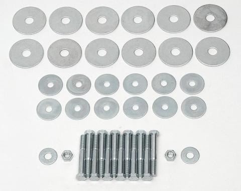 Full Size Chevy Body Mount Bolt & Washer Kit, Convertible, 1961-1964