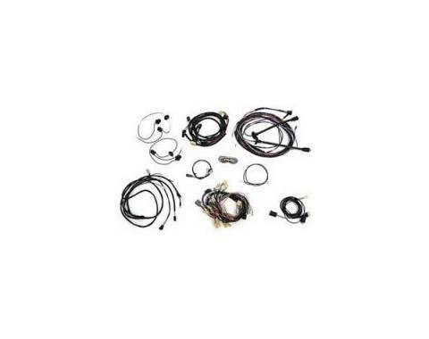 Chevy Wiring Harness Kit, V8, Automatic Transmission, With Alternator, 2-Door Hardtop, 1957