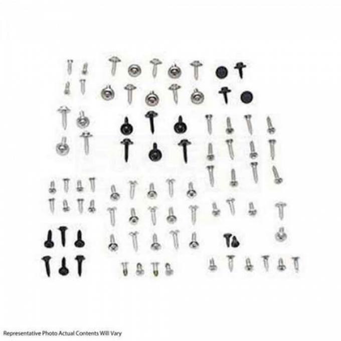 Chevy Bel Air Interior Screw Kit, 2-Door Hardtop, 1956