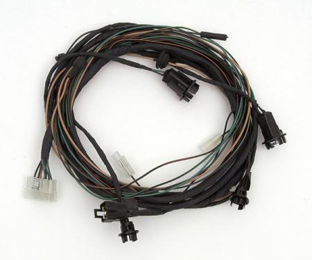 Full Size Chevy Rear Body & Taillight Wiring Harness, Impala Sport Coupe, 1964