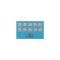 Chevy Rocker Molding Clip Set, 1955