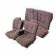 Malibu Seat Cover, Front Bench 55/45 Split Seat with Luxury Lumbar Cushion & Rear Bench,Vinyl With Velour, 1981-1983
