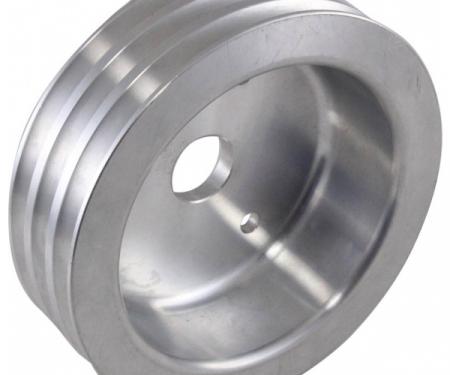 Big Block Aluminum Crankshaft Pulley, Long Water Pump, 3 Groove