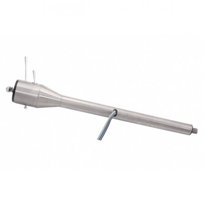 30" Flaming River Steering Column, Tilt Function, Paintable Finish, 55-56 (With Floor Shifters)