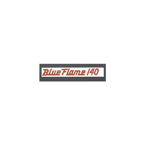 Chevy Valve Cover Decal 6-Cyl Blue Flame 140, 1956-1957 BEL