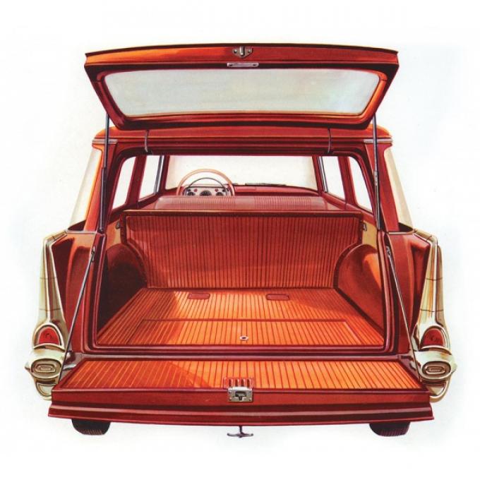 Chevy Cargo Linoleum, Nomad & Wagon, 1955-1957