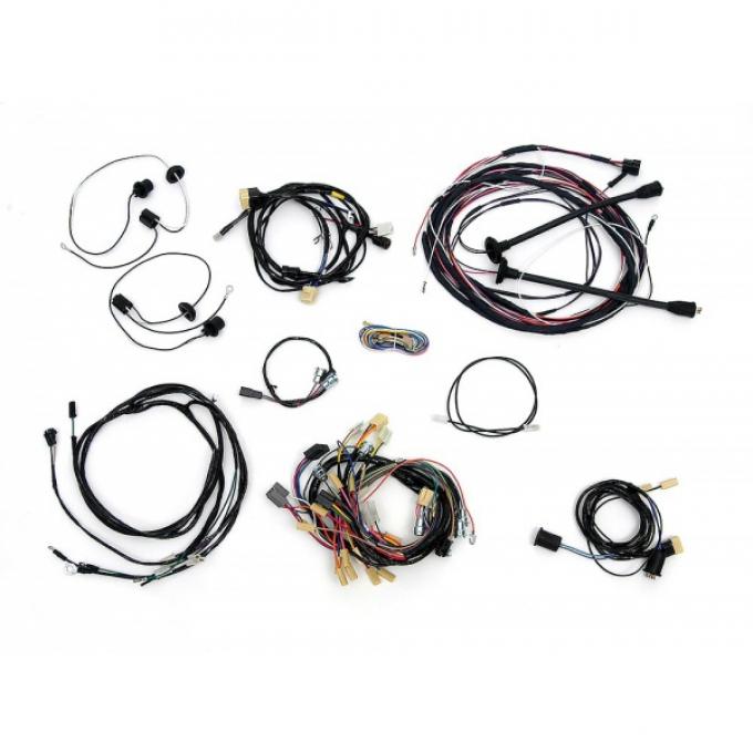 Chevy Wiring Harness Kit, V8, Automatic Transmission, 2-Door Hardtop, 1957