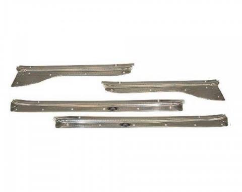 Chevy Sill Plates, Four Door Sedan And Wagon, 1953-1954