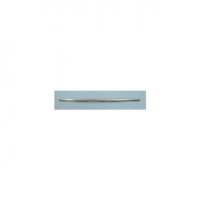 Chevy Windshield Header Molding, Stainless Steel, Convertible, 1955-1957