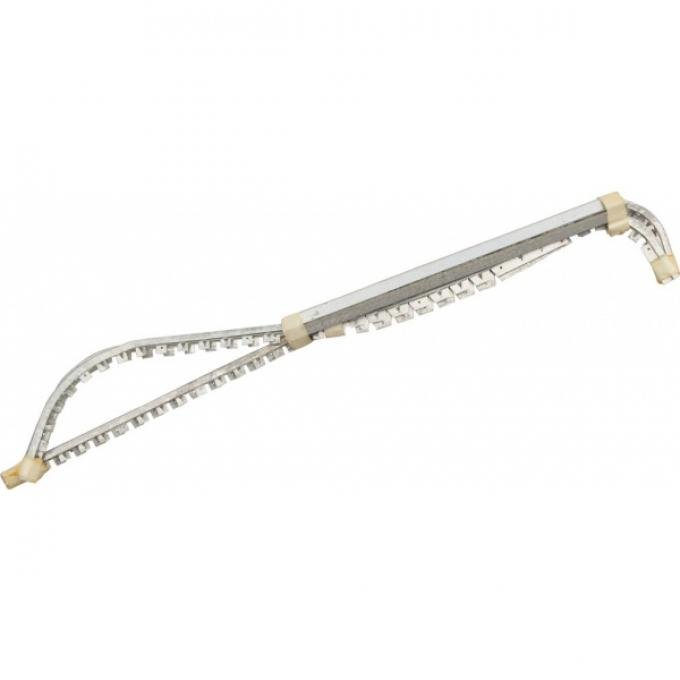 Chevy Door Edge Bands, 4-Door Hardtop, Rear Only, 1956-1957