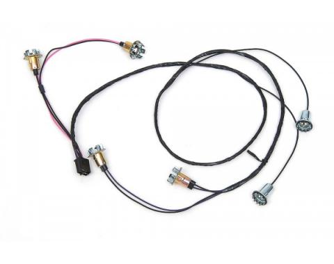 Full Size Chevy Rear Body & Taillight Wiring Harness, Rear Section, Impala Bel Air & Biscayne, 1959