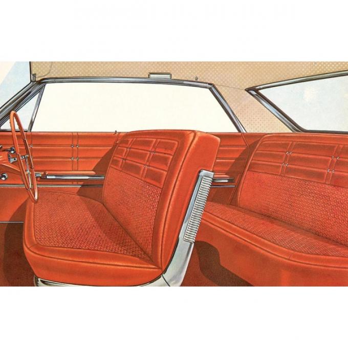 Full Size Chevy Seat Cover Set, 4-Door Hardtop, Impala, 1963