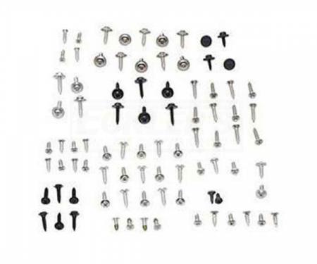 Early Chevy Interior Screw Kit, Bel Air Two Door Sport Coupe, 1954