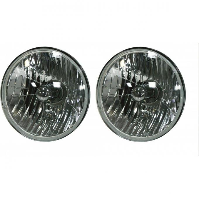Chevy Headlights, Crystal H-4 Halogen, 12-Volt, 1949-1954