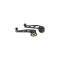Window Crank Handles, Lokar Windowed Billet Aluminum, Pair, Midnight Black, GM 1949-1954