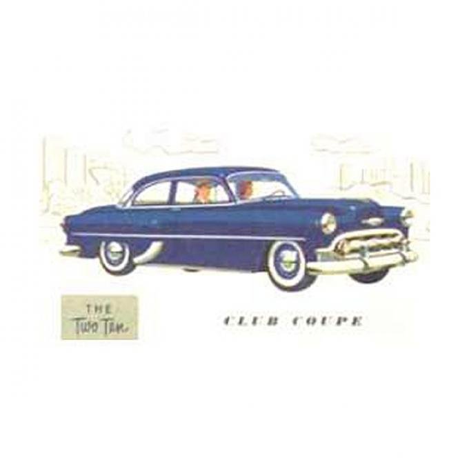 Chevy Sliding Quarter Glass, 210 Club Coupe, 1953