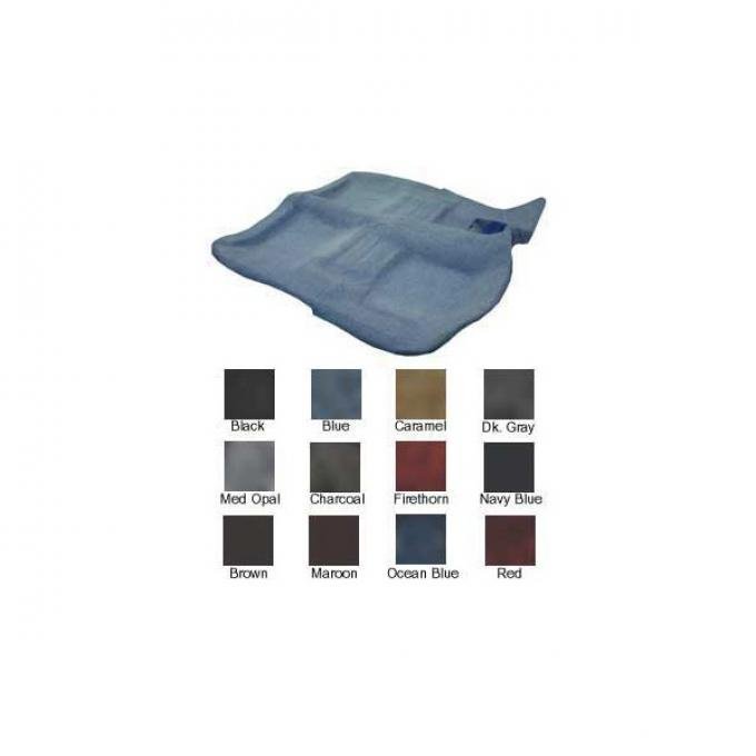 Full Size Chevy Carpet Set, Cut-Pile, 2-Door Hardtop, 1963-1964