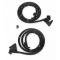 Full Size Chevy Door Weatherstrip, Front, 4-Door Hardtop, Caprice & Impala, 1967-1968