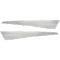 Chevy Quarter Panel Inserts, No Holes, Bel Air, 2-Door, 1957