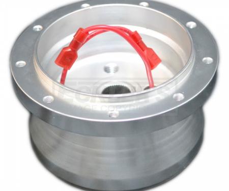 Chevy Steering Wheel Adapter Hub, Volante S9, Billet Aluminum, 1955-1957