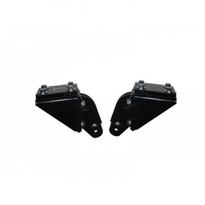 Chevy Convertible Top Brackets, Rear, 1955-1957