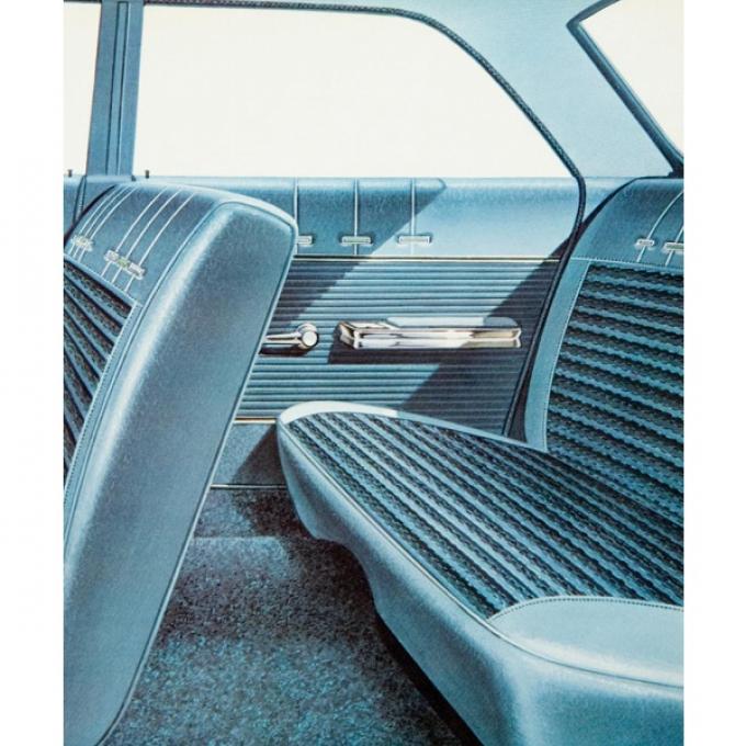 Full Size Chevy Seat Cover Set, 4-Door Sedan, Bel Air, 1962