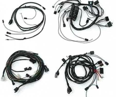 Full Size Chevy Wiring Harness Kit, With Alternator & Automatic Transmission Floor, Small Block, 2-Door Hardtop, Impala, 1964