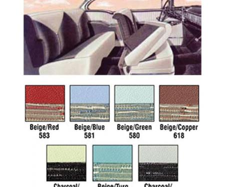 Chevy Interior Package Kit, 2-Door Hardtop, Bel Air, 1956