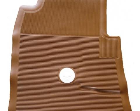 Full Size Chevy Floor Mats, Accessory, Dark Saddle, 1959-1960