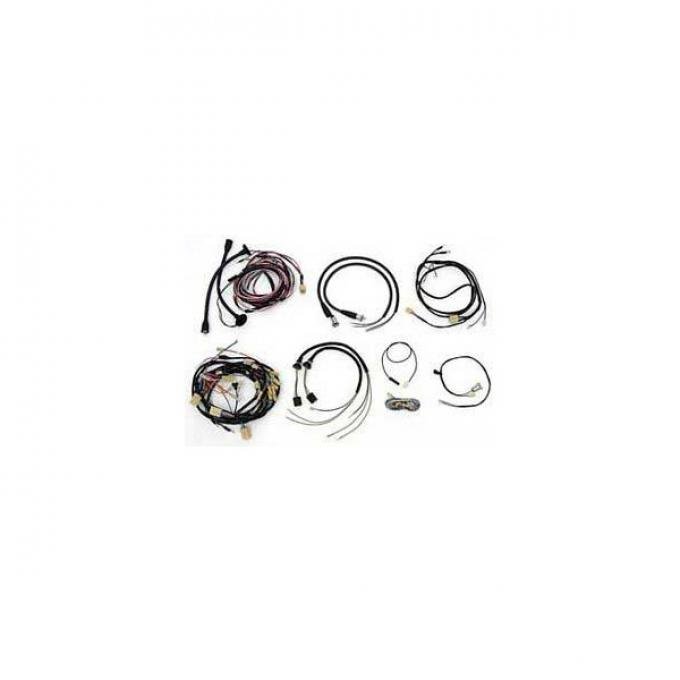 Chevy Wiring Harness Kit, V8, Manual Transmission, With Generator, 150 2-Door Wagon, 1955