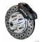 Chevy Wilwood Front Disc Brake Kit, Drop Spindle, Black Anodize Caliper, SRP Drilled & Slotted Rotor,11.00", Forged Dynalite Pro Series 55-57