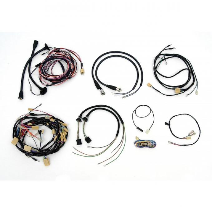 Chevy Wiring Harness Kit, With V8 Manual Transmission, 2-Door Hardtop, 1955