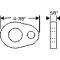 Chevy Firewall Sponge Seal, Steering Column, 1949-1954